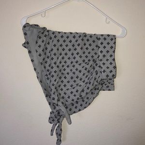 FREE PEOPLE - COTTON PRINT SHORTS